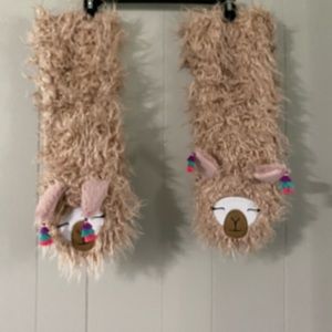 Oooh Geez! Llama slippers